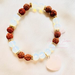 5 Mukhi Rudraksh and Opalite