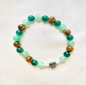 Crystals - Green Aventurine, Tiger Eye, Green Jade